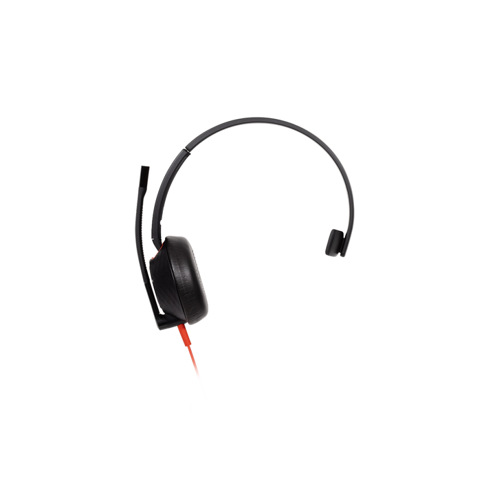 HP Poly Blackwire 5210 Monaural w/3.5mm,USB-C&A Headset (8X230AA)