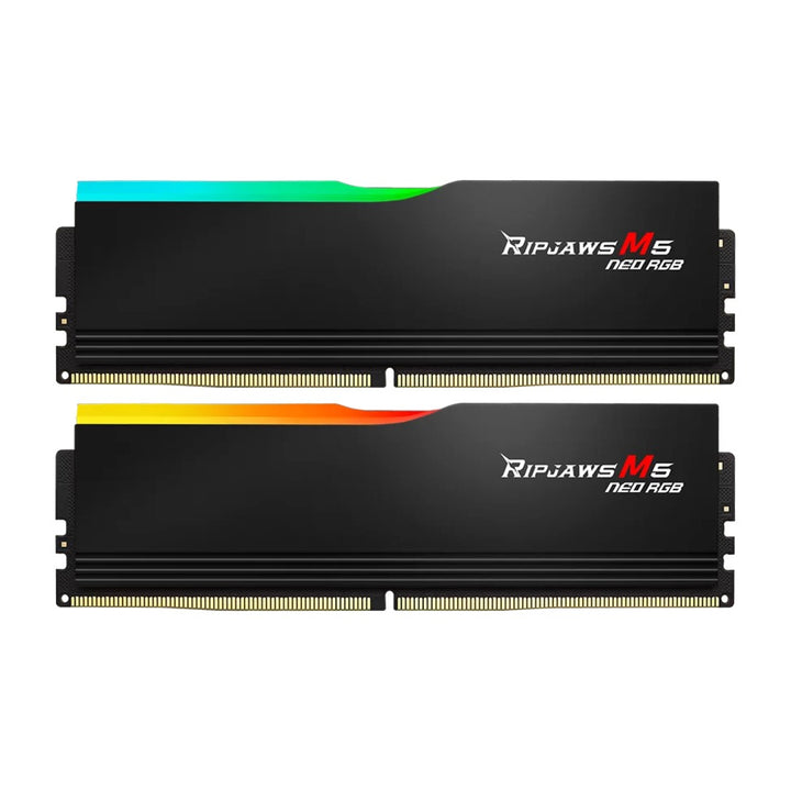 G.SKILL Ripjaws M5 Neo RGB DDR5-6000 CL36 64GB (2x32GB) Intel XMP 3.0 / AMD EXPO Desktop Memory - Black F5-6000J3636F32GX2-RM5NRK