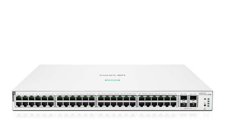 HPE Networking Instant On 1930 48-Port Gigabit Class 4 PoE+ Smart-Managed Switch with 4 SFP+ 10G, 370W