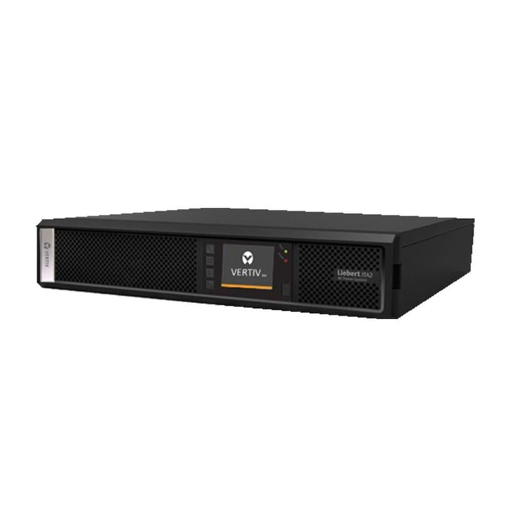 Vertiv Liebert ITA2 ITA-06k00AL1102P00 6 kVA UPS - front view, rack orientation
