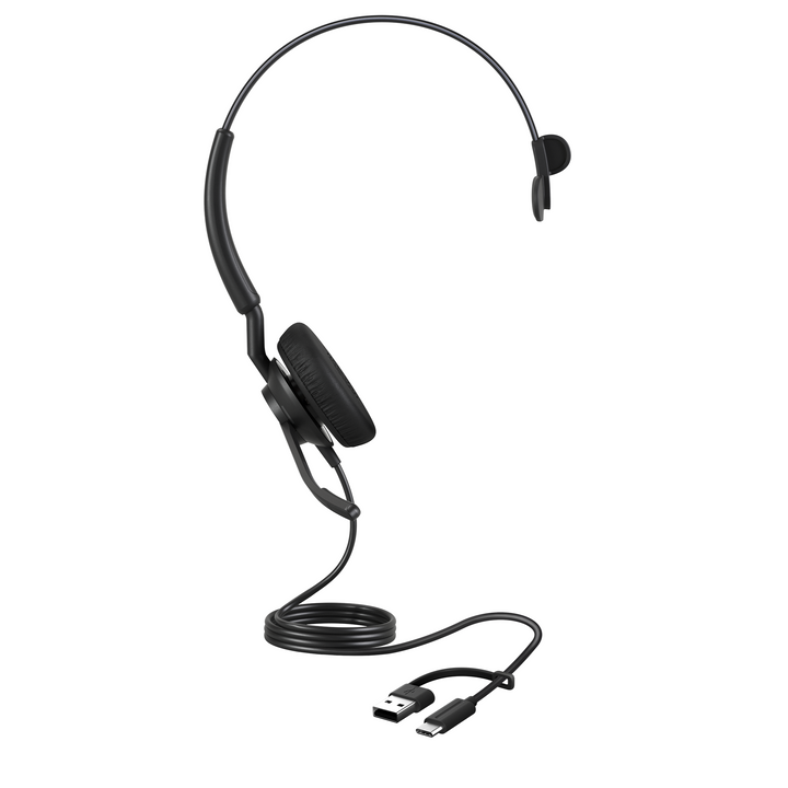 Jabra Engage 40 Mono USB-C with USB-A Adapter