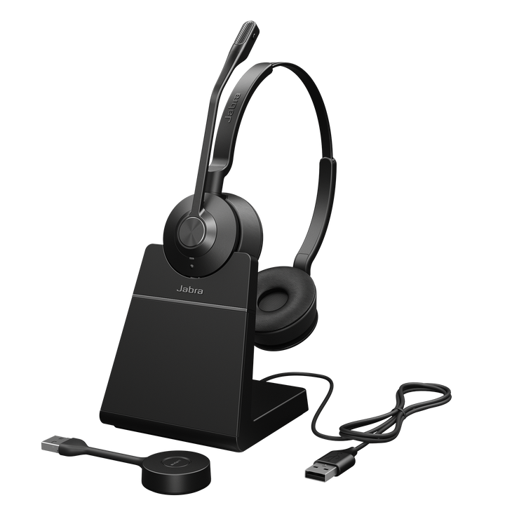 Jabra Engage 55 Stereo UC on Charging Base USB-A DECT Dongle