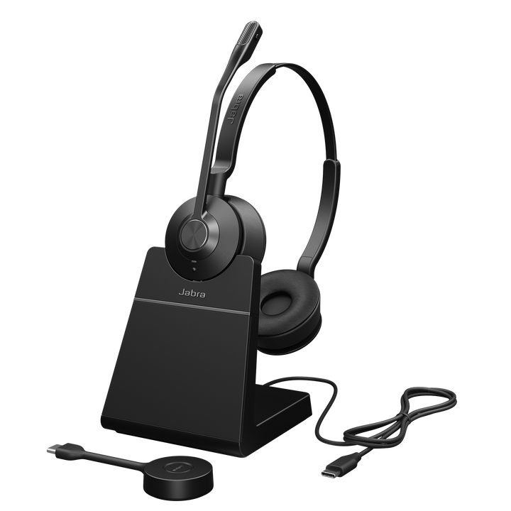 Jabra Engage 55 Stereo UC on Charging Base USB-C DECT Dongle