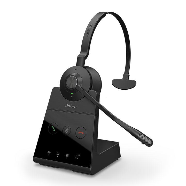 Jabra Engage 65 SE Mono on Charging Base