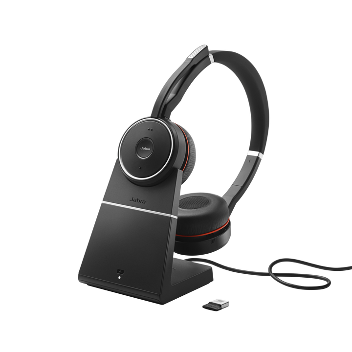 Jabra Evolve 75 SE with Charging Stand and USB Dongle