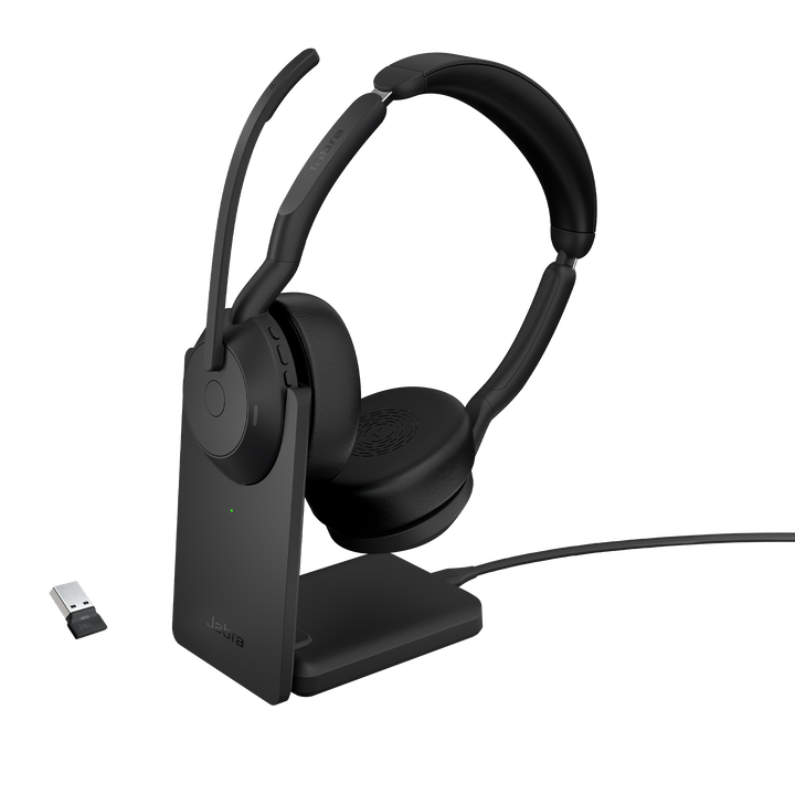 Jabra Evolve2 55 UC Stereo USB-A with Charging Stand