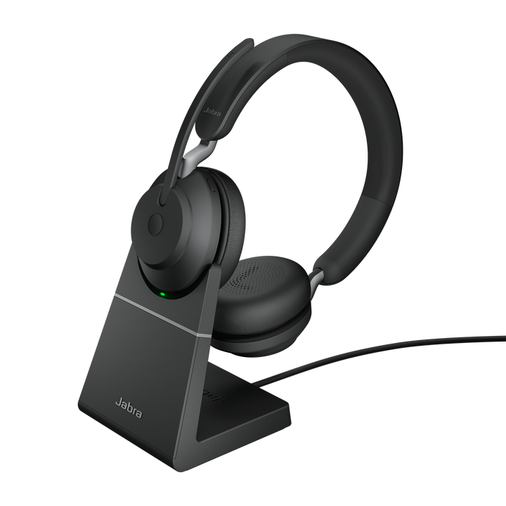 Jabra Evolve2 65 UC Stereo with Charging Stand - Black