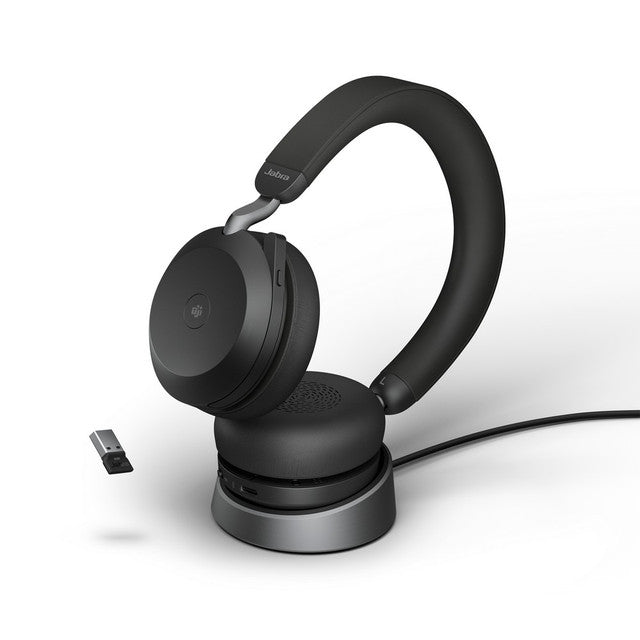 Jabra Evolve2 75 MS Stereo Wireless BT w/ Stand USB - A (27599 - 999 - 989)
