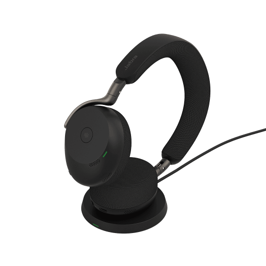 Jabra Evolve3 75 UC Wireless ANC Headset USB - C with Stand