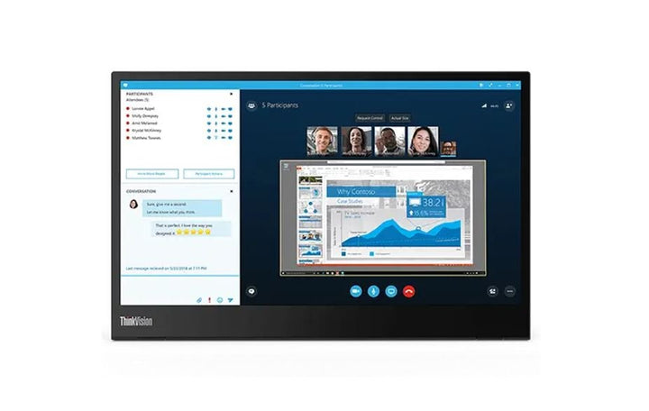 Lenovo ThinkVision M14 14" FHD Mobile Monitor (61DDUAR6WW) - SourceIT