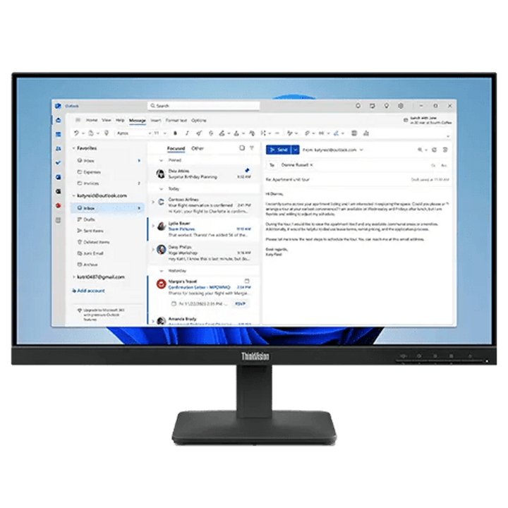 Lenovo ThinkVision S24 - 4e 23.8" Monitor (64B5KAR1MY)
