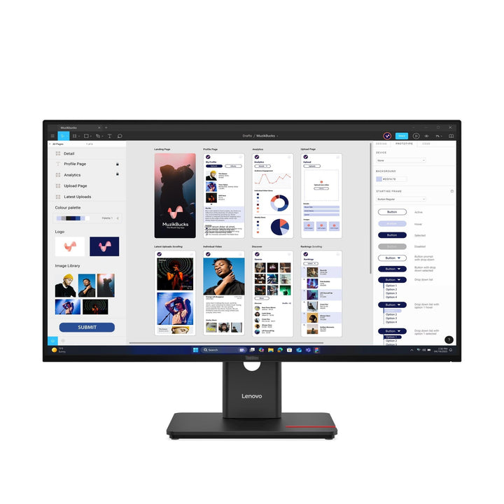 Lenovo ThinkVision T32UD-40 31.5-inch 4K UHD Monitor
