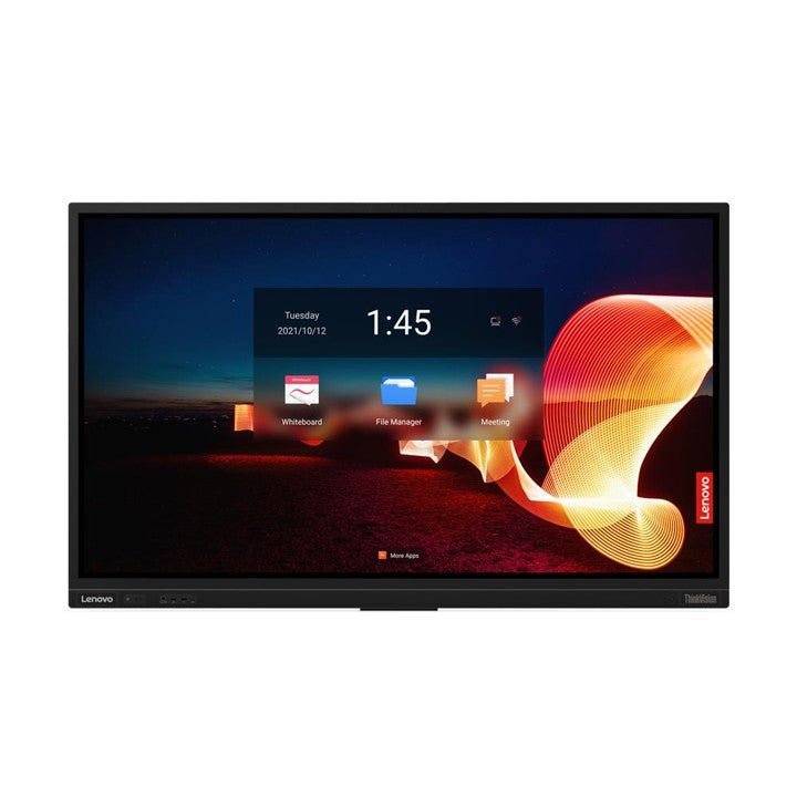 Lenovo ThinkVision T75 with Camera and MD80 75-inch 4K UHD Large Format Display