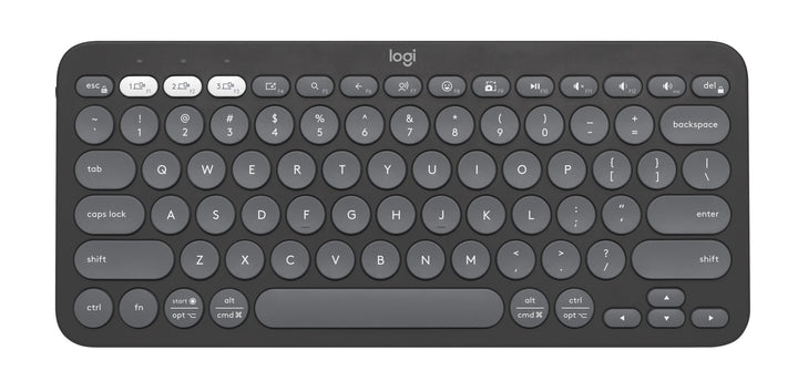 Logitech K380s Pebble Keys 2 Tonal Graphite Wireless Keyboard