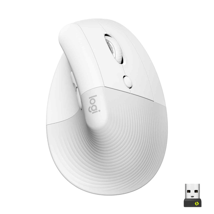 Logitech Lift Vertical Ergonomic Mouse Pale Grey (910 - 006480)