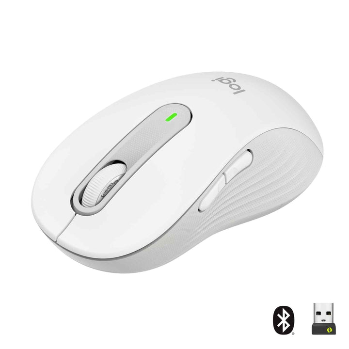 Logitech M650 Signature Large Wireless Mouse Off White