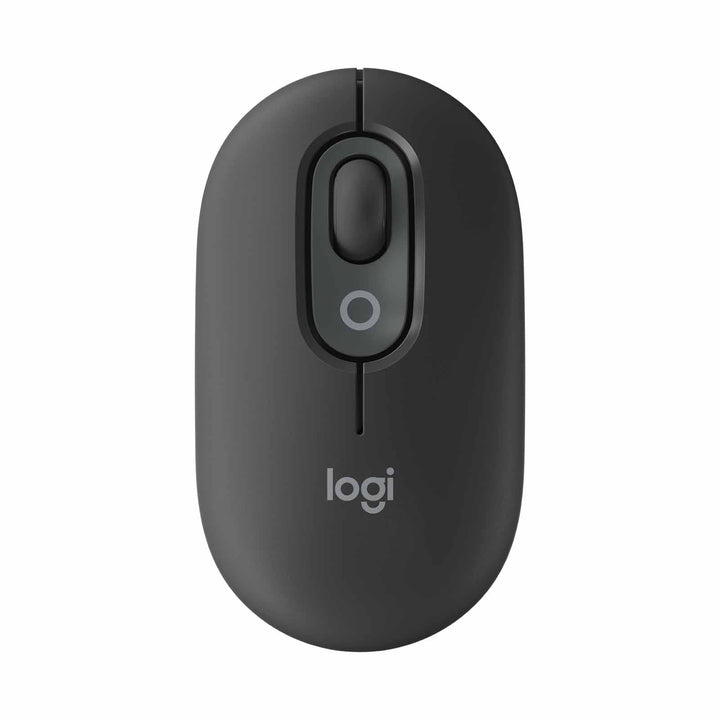 Logitech Pop Mouse With Emoji Graphite