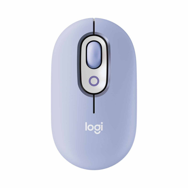 Logitech Pop Mouse With Emoji Lilac