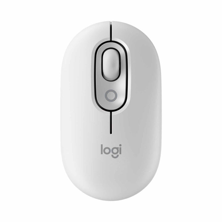 Logitech Pop Mouse With Emoji Off White