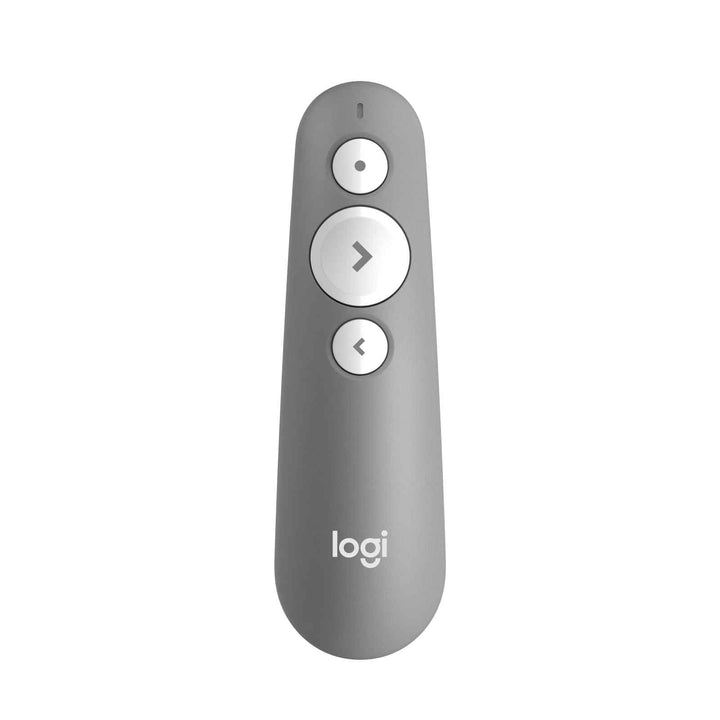 Logitech R500s Red Laser Wireless Presenter- Mid Grey