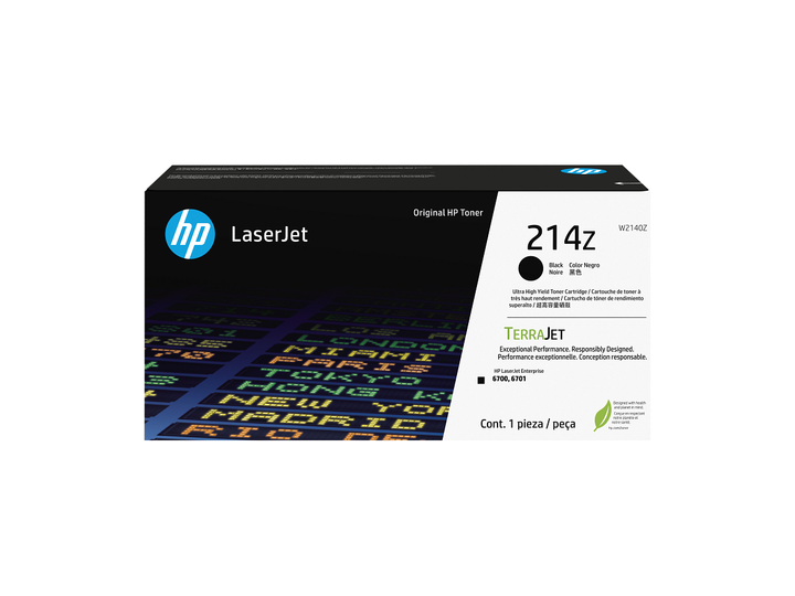 HP 214Z Ultra High Yield Black Original LaserJet Toner Cartridge (W2140Z) - image 1
