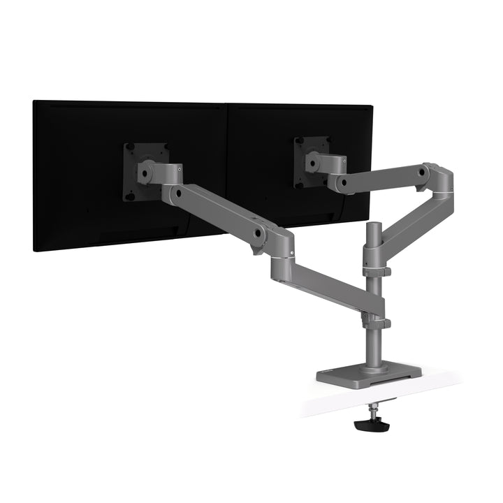 Ergotron LX Pro Dual Stacking Arm, Grommet Mount Dark Grey (45-710-293)