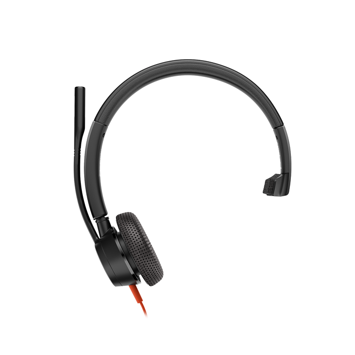 HP Poly Blackwire 3315 Monaural UC w/3.5mm, USB-C&A Headset (8X217AA)