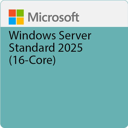 Microsoft Windows Server 2025 Standard Edition (64 - Bit, 16 - Core, OEM, DVD)