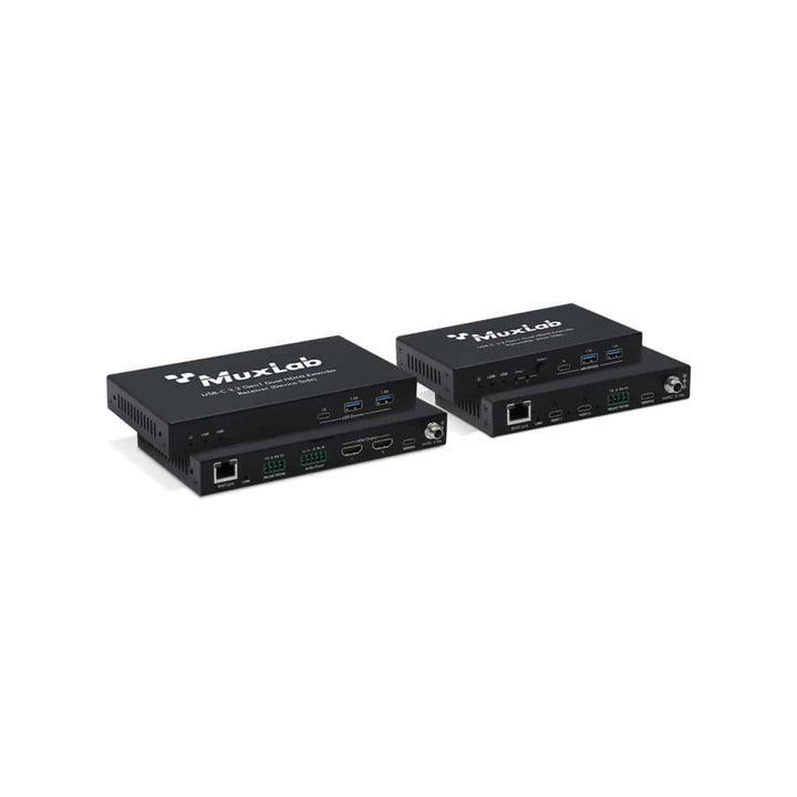 MuxLab 500536 USB-C 3.2 Gen1 dual HDMI extender kit