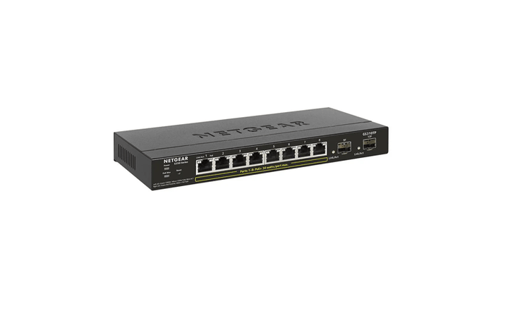 NETGEAR 10 - Port Gigabit Ethernet Smart Managed Pro PoE Switch (GS310TP - 100EUS) - SourceIT