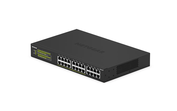 NETGEAR 24 - Port Gigabit Ethernet Unmanaged PoE+ Switch (GS324P - 100EUS) - SourceIT