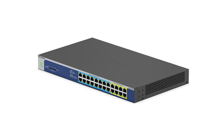NETGEAR 24 - Port Gigabit Ethernet Unmanaged PoE Switch (GS524UP - 100NAS) - SourceIT