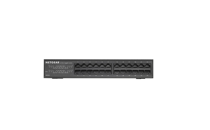NETGEAR 24 - Port Gigabit Ethernet Unmanaged Switch (GS324 - 200EUS) - SourceIT