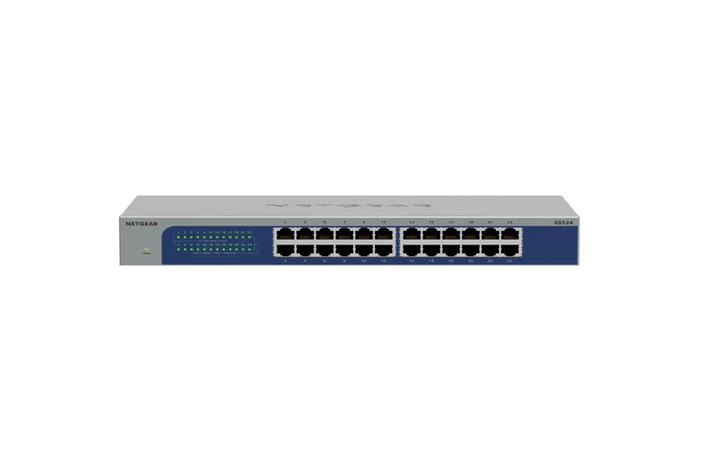 NETGEAR 24 - Port Gigabit Ethernet Unmanaged Switch (GS524 - 300UKS) - SourceIT