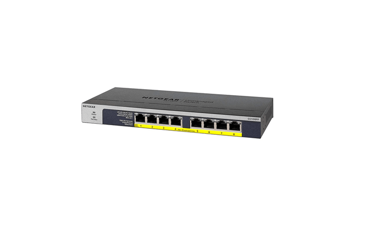 NETGEAR 8 - Port Gigabit Ethernet Unmanaged PoE Switch (GS108PP - 100EUS) - SourceIT