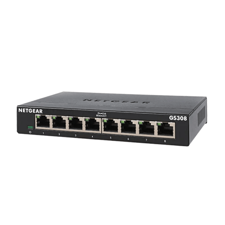 NETGEAR GS308 8-Port Gigabit Ethernet Unmanaged Switch