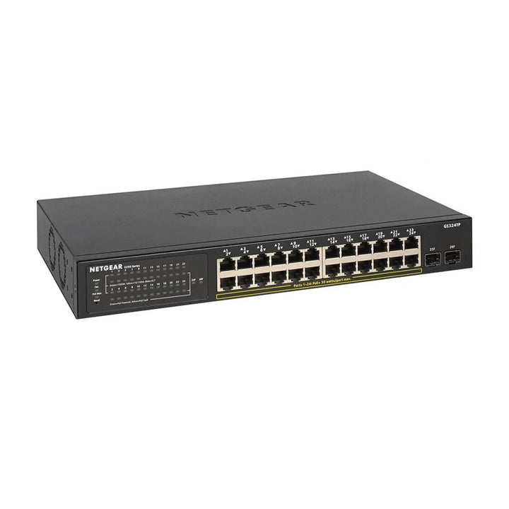 NETGEAR GS324TP 24-Port Gigabit PoE+ Smart Managed Pro Switch with 2 SFP, 190W (GS324TP-100EUS)