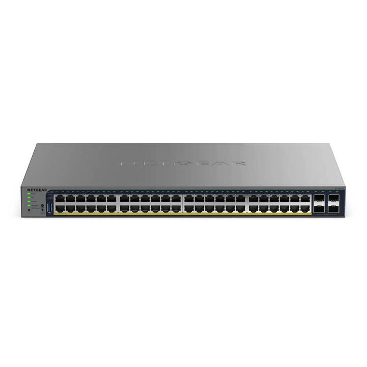 NETGEAR GS752TP 48-Port Gigabit PoE+ Smart Cloud Managed Switch with 4 SFP