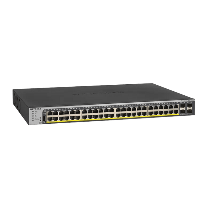 NETGEAR GS752TPP 48-Port Gigabit PoE+ Smart Cloud Managed Switch with 4 SFP, 760W (GS752TPP-300UKS)