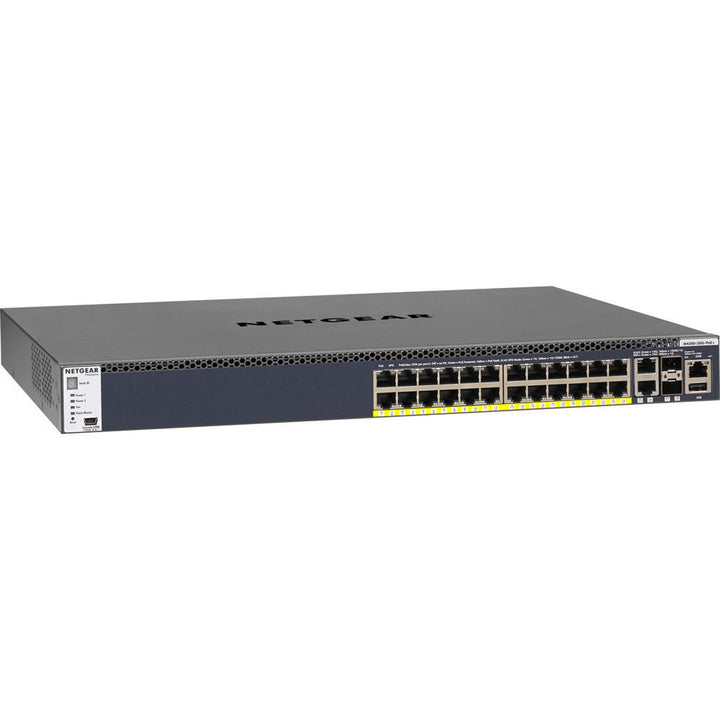 NETGEAR GSM4328PA M4300-28G-PoE+ 24-Port PoE+ Managed Switch, 550W PSU