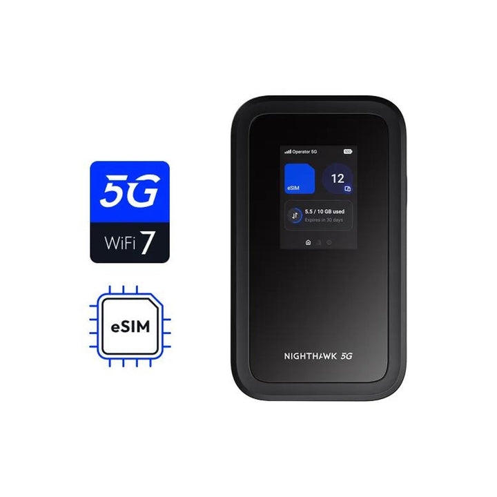 NETGEAR Nighthawk M7 MH7150 5G WiFi 7 Portable Hotspot
