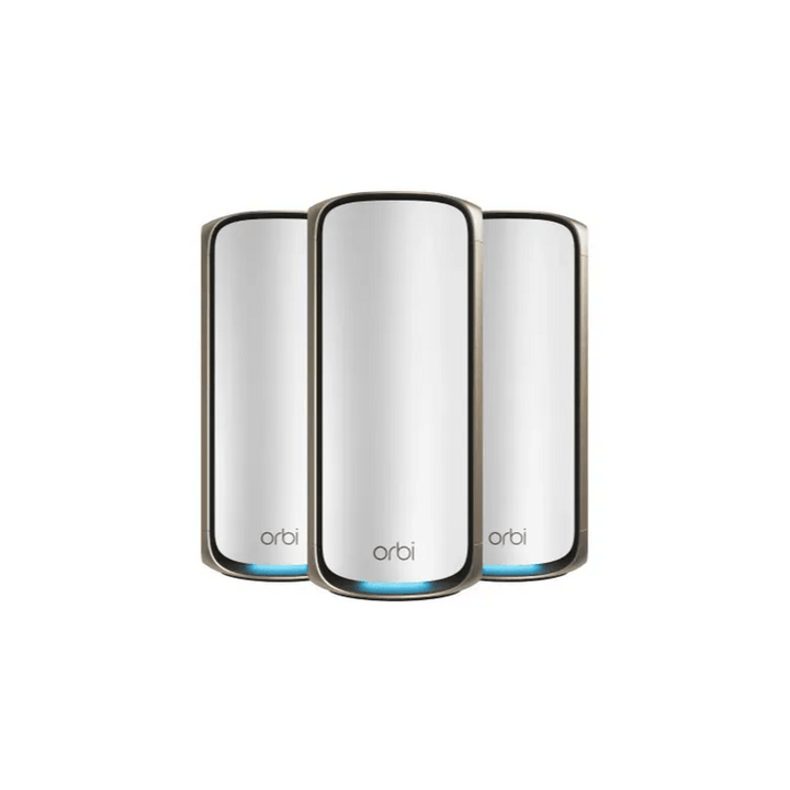 NETGEAR Orbi 970 RBE973S Quad-Band WiFi 7 Mesh System 3-Pack