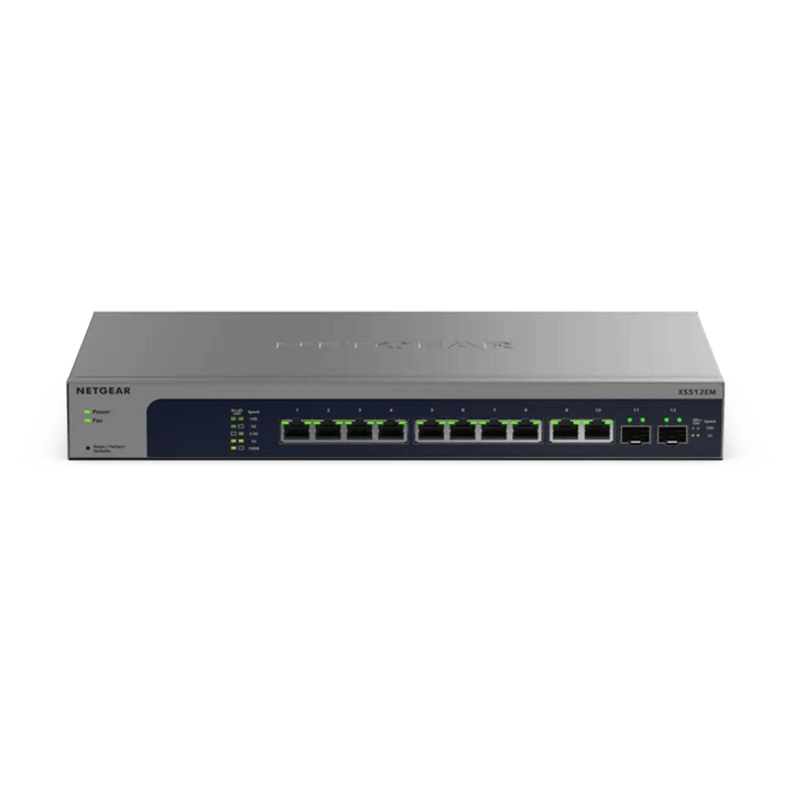 NETGEAR XS512EMv2 front view