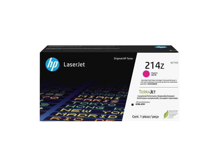 HP 214Z Ultra High Yield Magenta Original LaserJet Toner Cartridge (W2143Z) - image 1