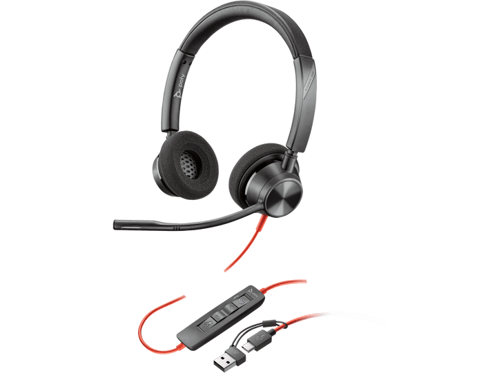 Poly Blackwire 3320 Stereo MS USB - C&A Headset (8X220AA)