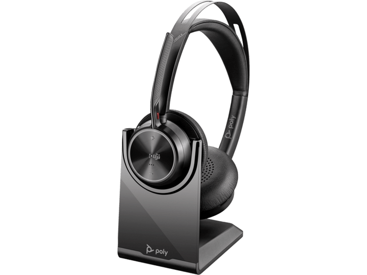 Poly Voyager Focus 2 MS Teams Headset + USB - C/A with Charging Stand (9T9J6AA)