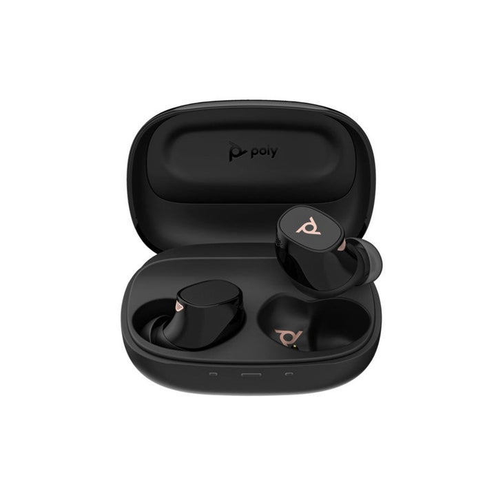 HP Poly Voyager Free 20 Black Earbuds + Charge Case (A28PTAA)