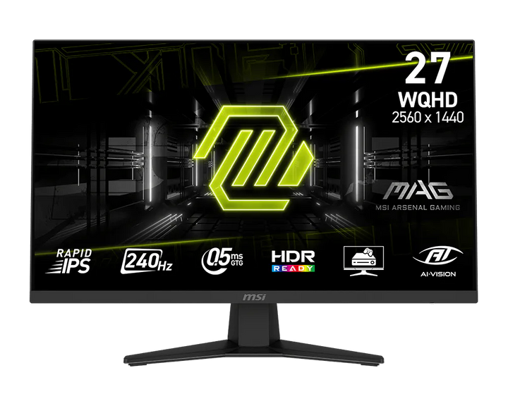 MSI MAG 274QF X24 27" WQHD 240Hz Rapid IPS Gaming Monitor