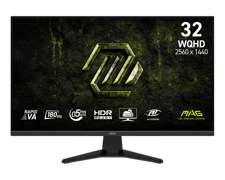 MSI MAG 325QF E18V 31.5" WQHD 180Hz Rapid VA Gaming Monitor