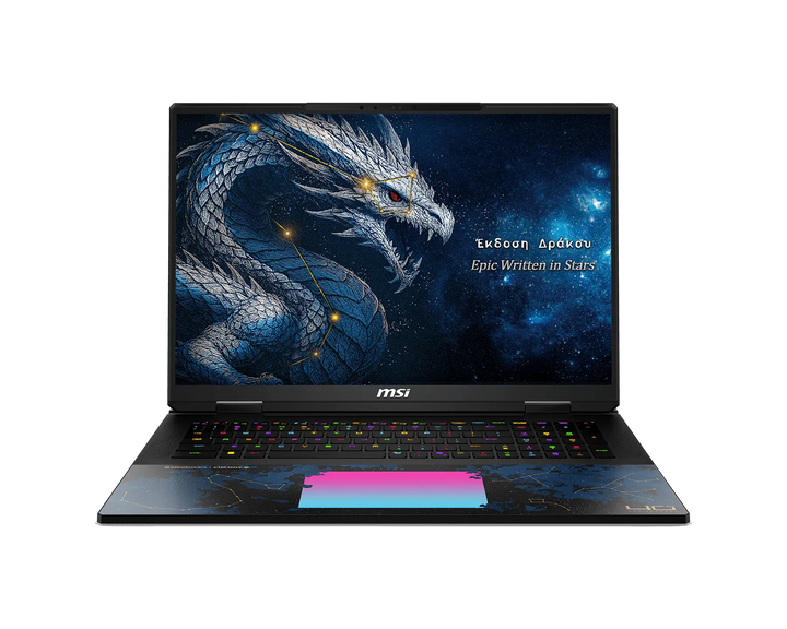 MSI Titan 18 HX Dragon Edition Draco Epic A2WJ-1247SG 18" UHD+ Mini LED 240Hz Core Ultra 9 290HX Plus RTX 5090 96GB 4TB Gaming Laptop